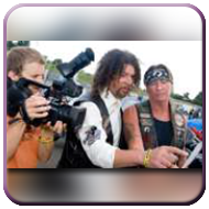Camera Filming a Man