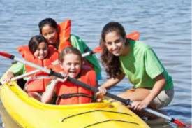 Children Canoeing 