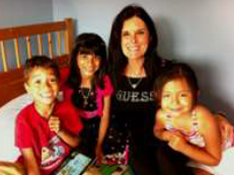 Cheryl with Children