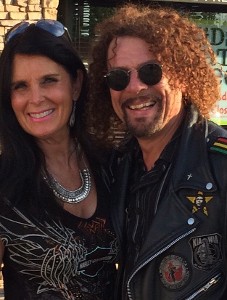 Roger and Cheryl Close up Harley
