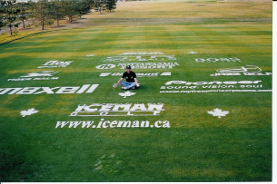 Iceman taking 5 - Tee Box Paint