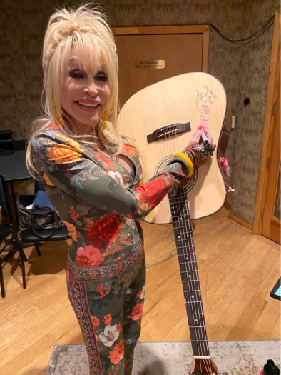 Donating the Signed Guitar
